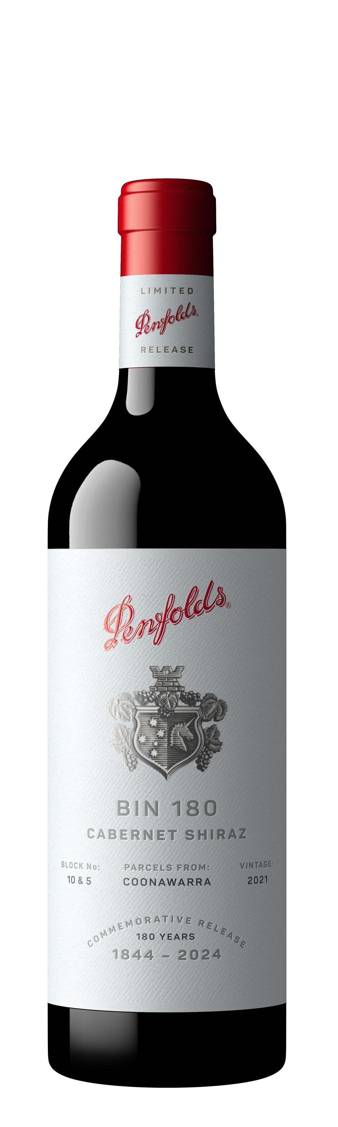 Penfolds Bin 180 Coonawarra cabernet shiraz 2021