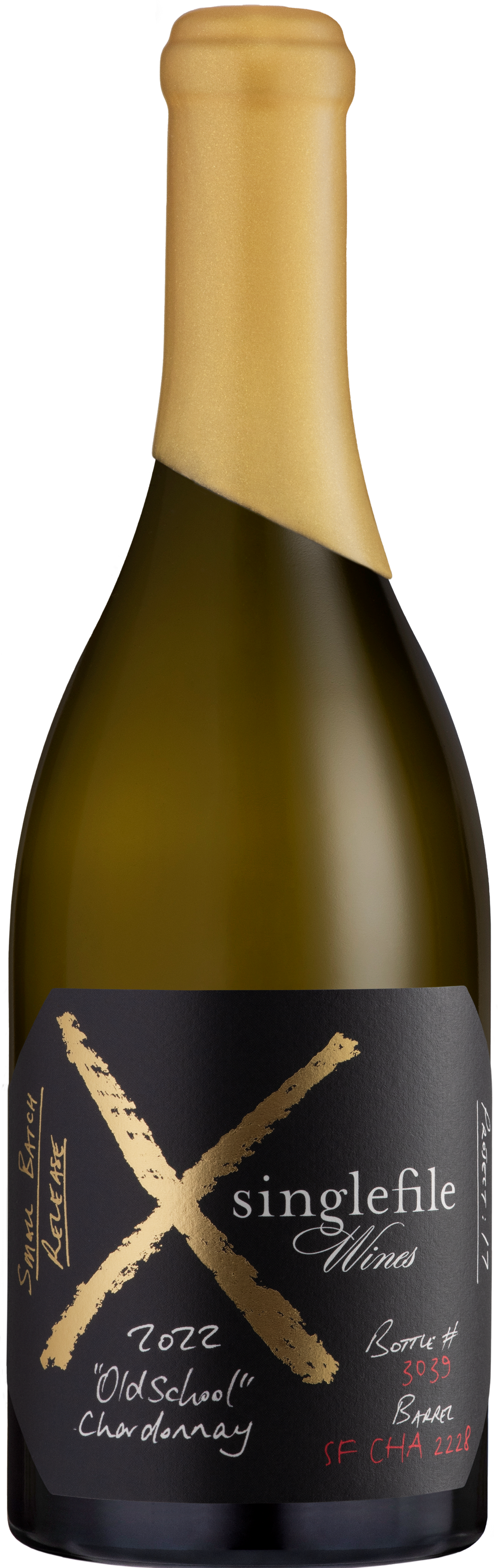 Singlefile Small Batch 'Old School' Chardonnay 2022