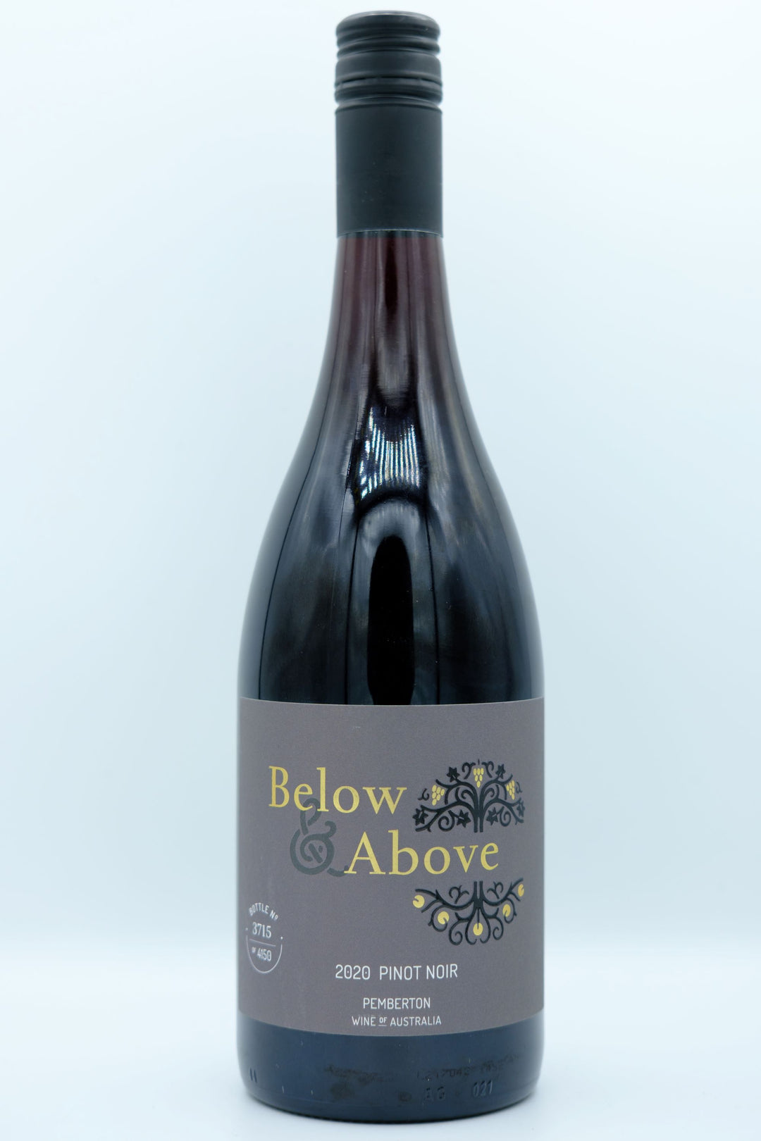 Below & Above Estate Vineyard Pinot Noir 2020
