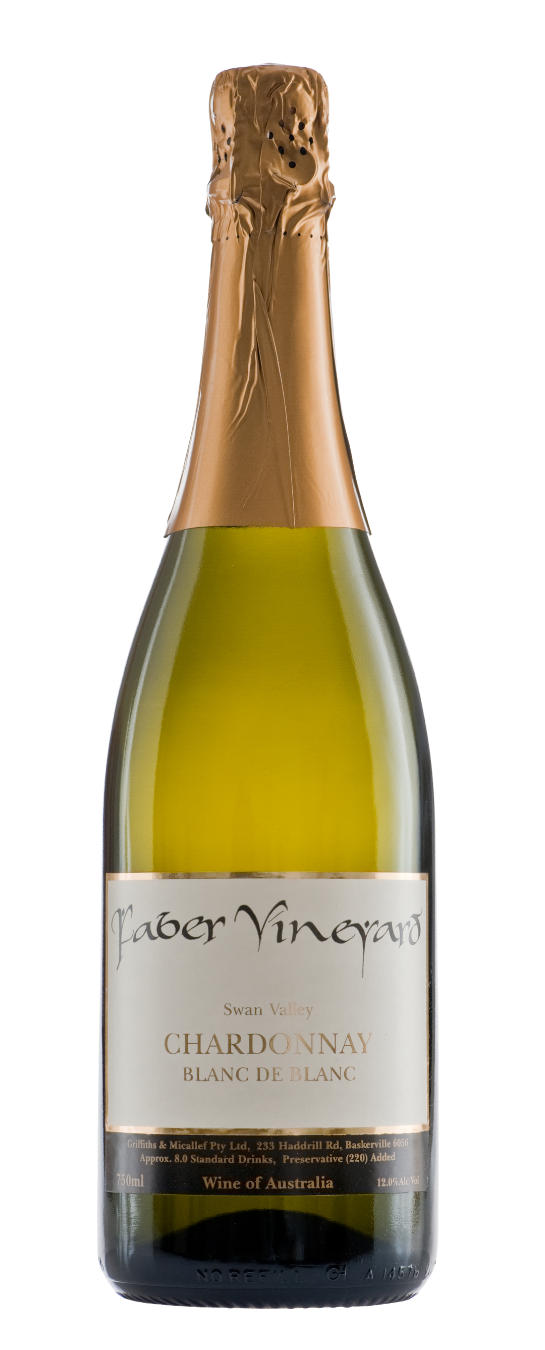 Faber Vineyard blanc de blancs chardonnay 2023