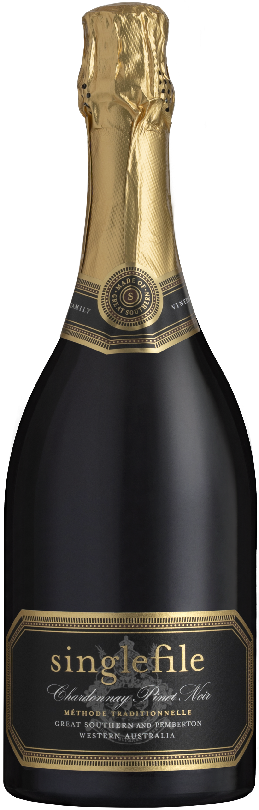 Singlefile Black Label chardonnay pinot noir Sparkling NV