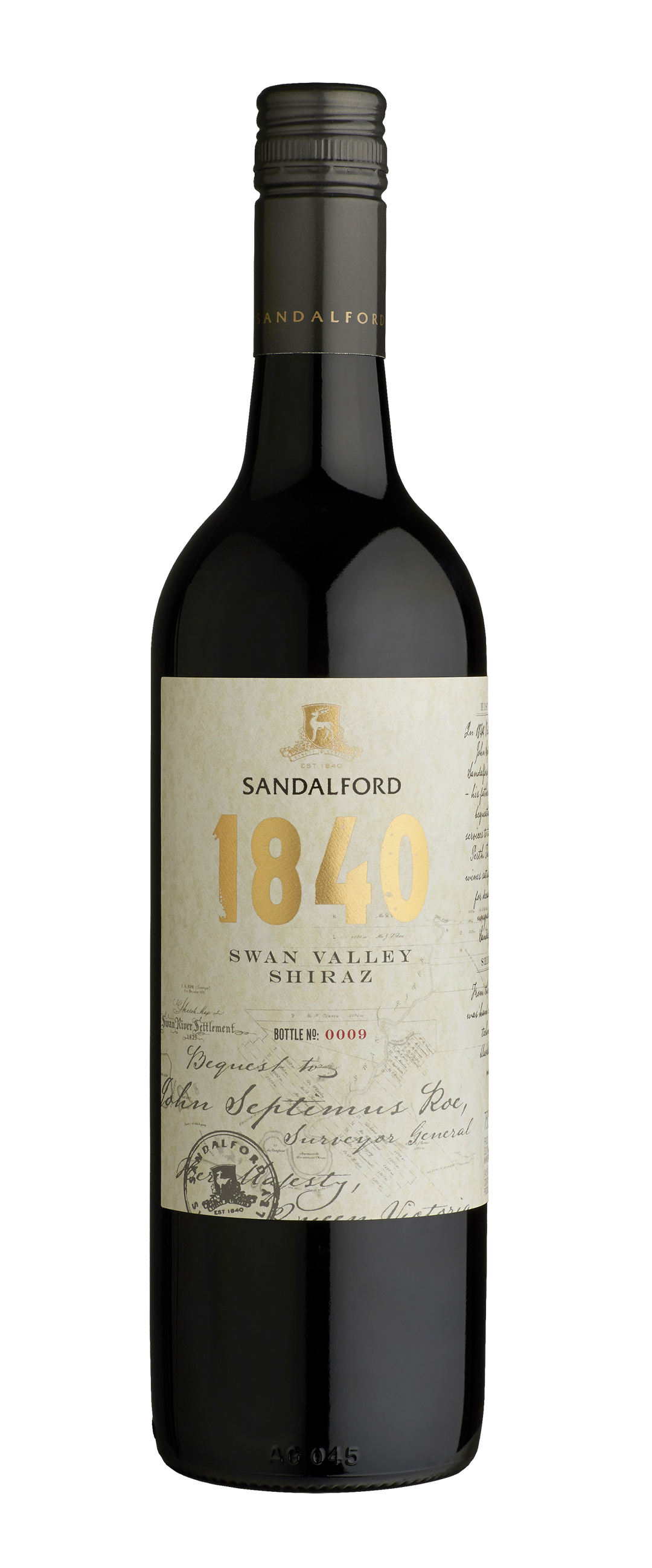 Sandalford 1840 shiraz 2023